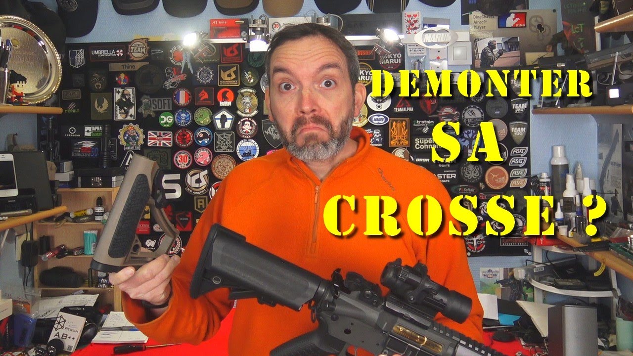 Tuto Airsoft - Enlever une crosse de son tube. ( M4-AR15-AK...) [French]