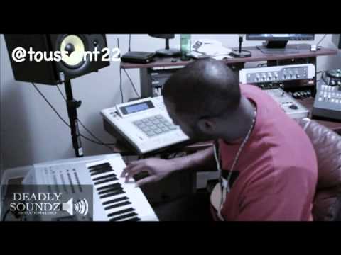 2SAINT DEADLYSOUNDZ WORKING IN THE STUDIO PART 1