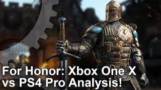 FOR HONOR - Xbox One X vs PS4 Pro vs PC Graphics Comparison