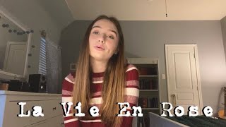 la vie en rose (english + french) // cover by margaux