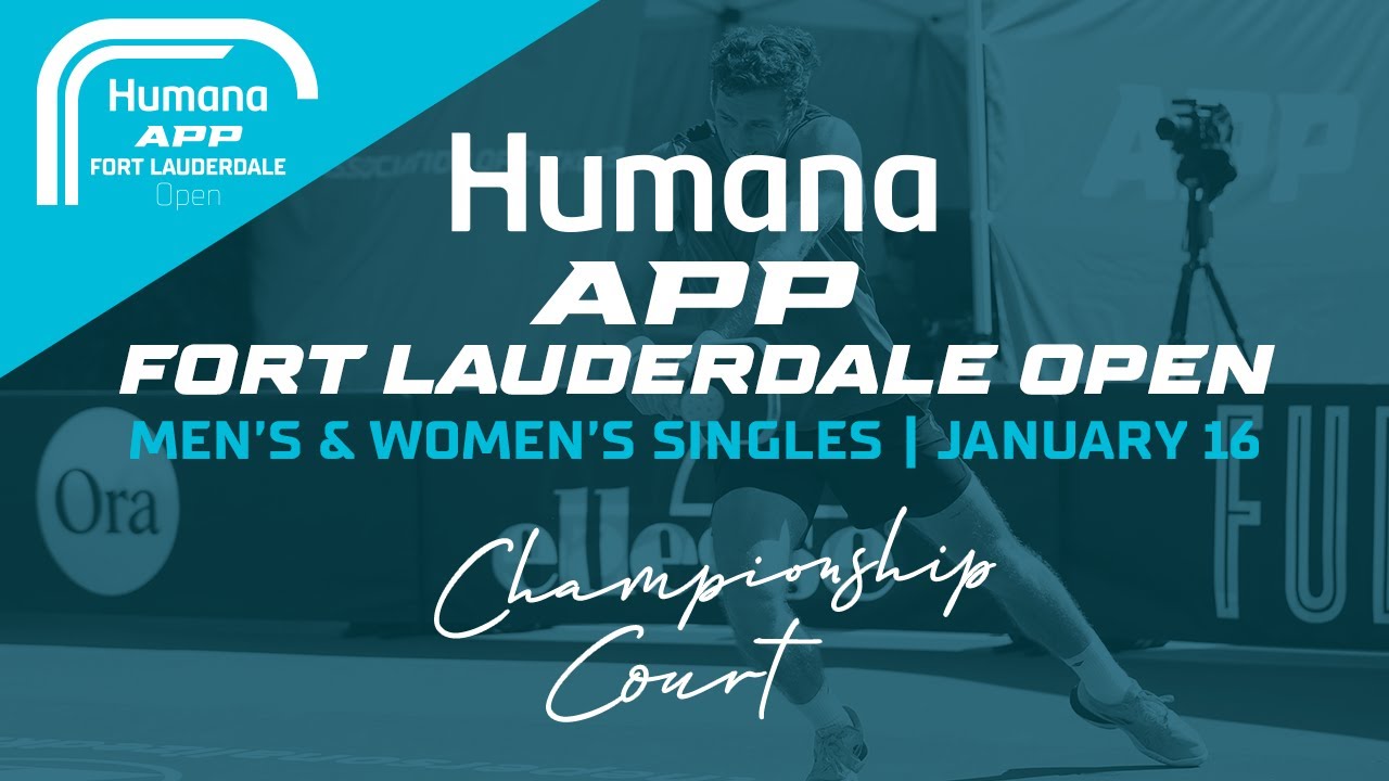 Championship Court | Day 1 | The 2025 Humana APP Fort Lauderdale Open | January 16