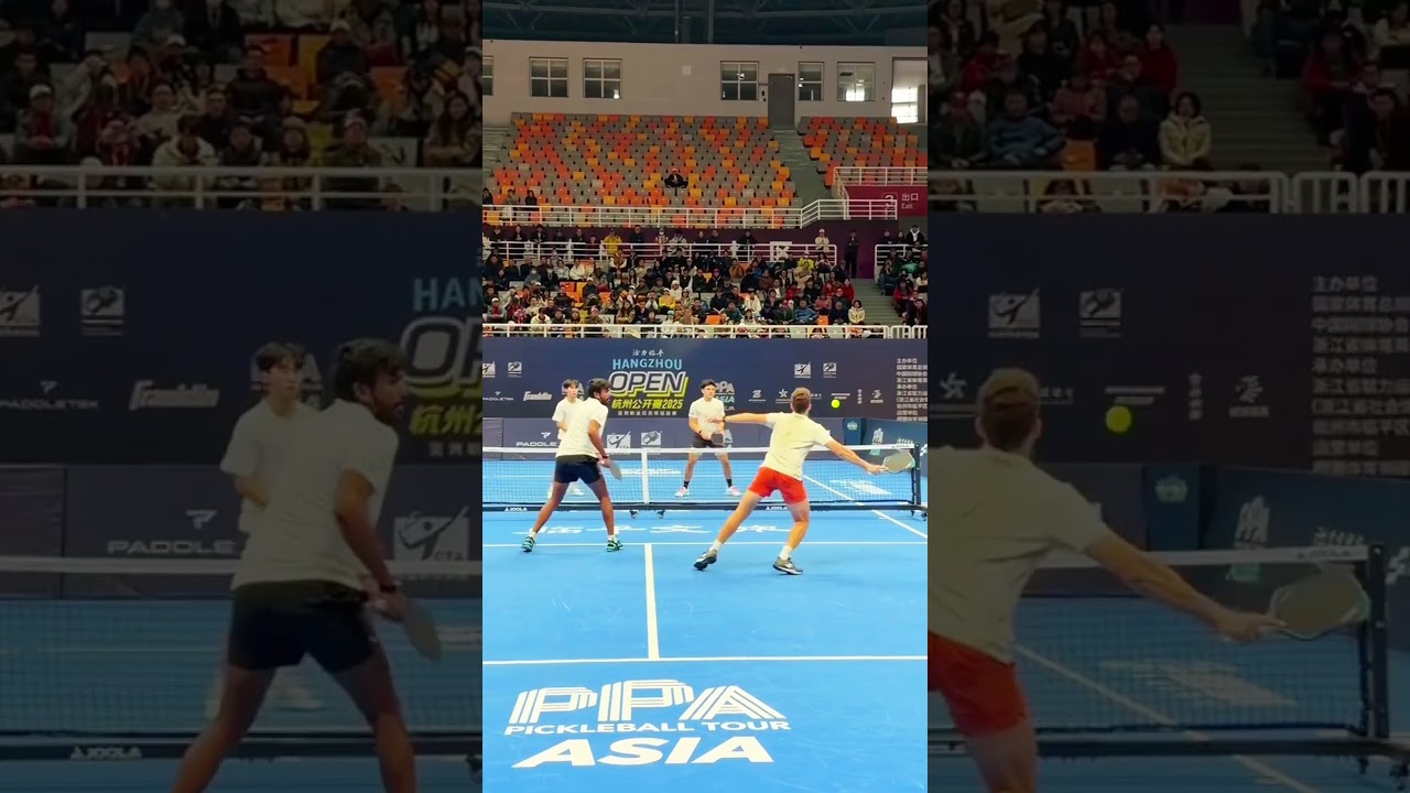 One of the greatest pickleball points I’ve ever seen! 🚀