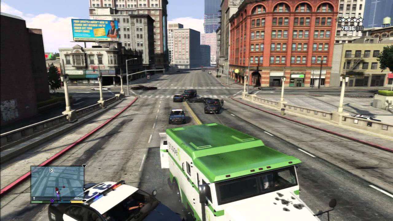 Gta 5 Armored Truck Robbery Gameplay Youtube 8044