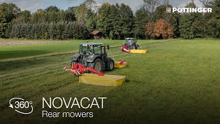 NOVACAT/NOVADISC rear mowers in comparison