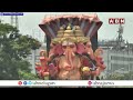 సచివాలయం వద్ద మహా అద్భుతం..గణపయ్య ఎలా ఉన్నాడో చూడండి | Khairatabad Ganesh At Secretariat | ABN  - 05:05 min - News - Video