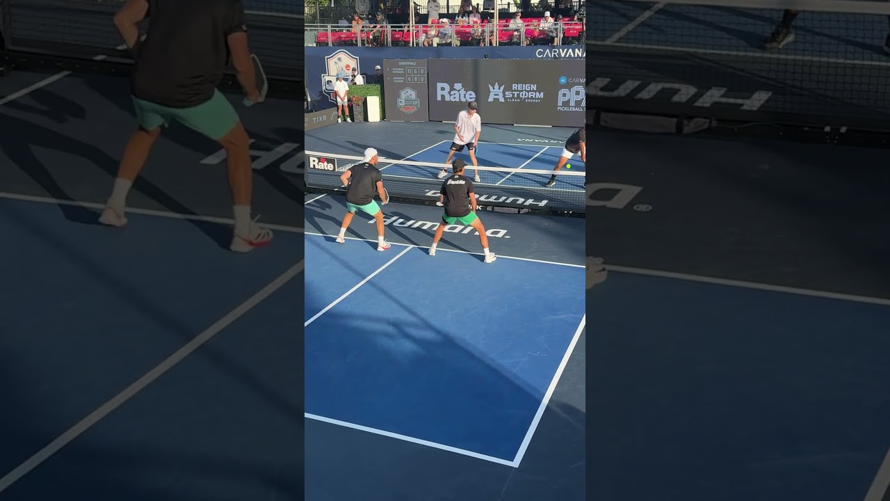 Points like this will make you fall in love with pickleball ❤️