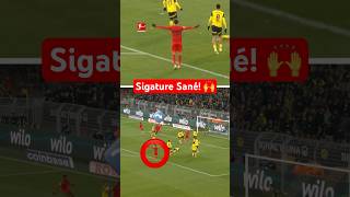 SANÉ “always“ CELEBRATES before SCORING the GOAL!