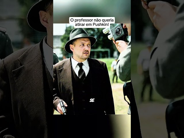 O professor não queria acertar Pushkin.