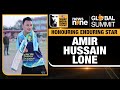 News9 Global Summit | Honouring Indias Para Cricket Team Captain Amir Hussain Lone