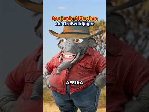 Benjamin Blümchen in Africa 🐘 #blackhumor