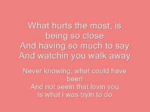 Cascada What Hurts The Most (With Lyrics) - YouTube