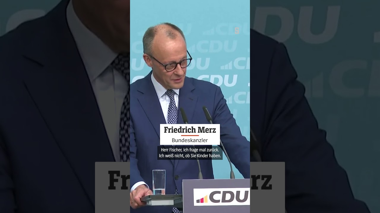 Merz verteidigt Stadtbild-Äußerung | DER SPIEGEL Shorts