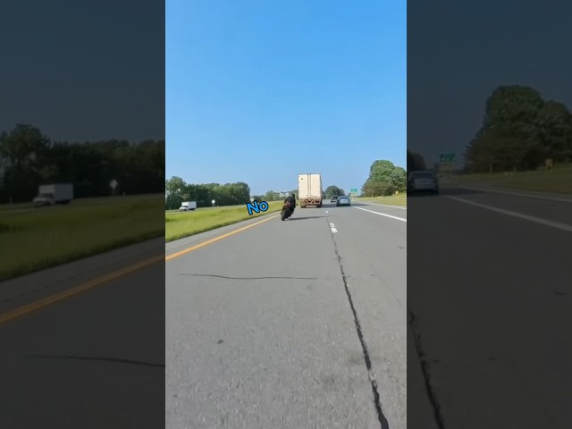 Tractor trailer blow out😬