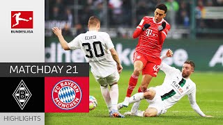 5-Goal-Spectacle! | Borussia M’gladbach — Bayern München 3-2 | Highlights | MD 21 – Bundesliga 22/23