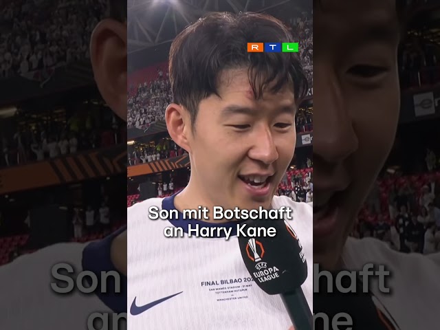 Son mit Botschaft an Harry Kane 🥹
