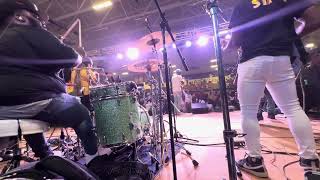 King George back to school event (drummers view)