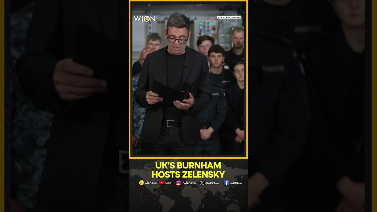 UK's Burnham Welcomes Zelensky as His First Foreign Visitor | WION Shorts