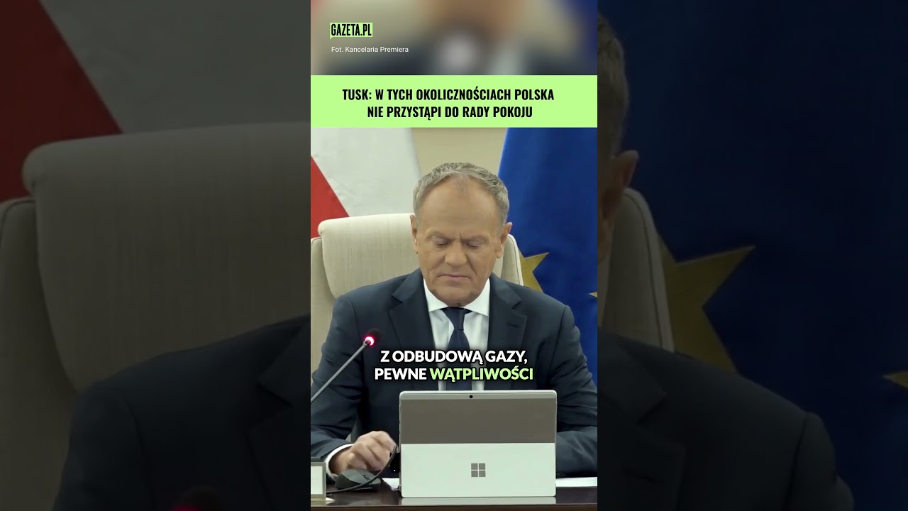 Papa: Polska nie przystąpi do Rady Pokoju #shorts