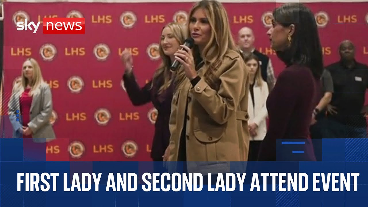 Melania Trump and Usha Vance team up to visit troops in North Carolina