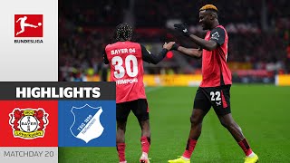 Boniface Back With A Bang! | Bayer 04 Leverkusen — TSG Hoffenheim | Highlights | Bundesliga 2024/25