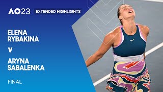 Australian Open 2023 - Final: Elena Rybakina vs Aryna Sabalenka (match highlights)