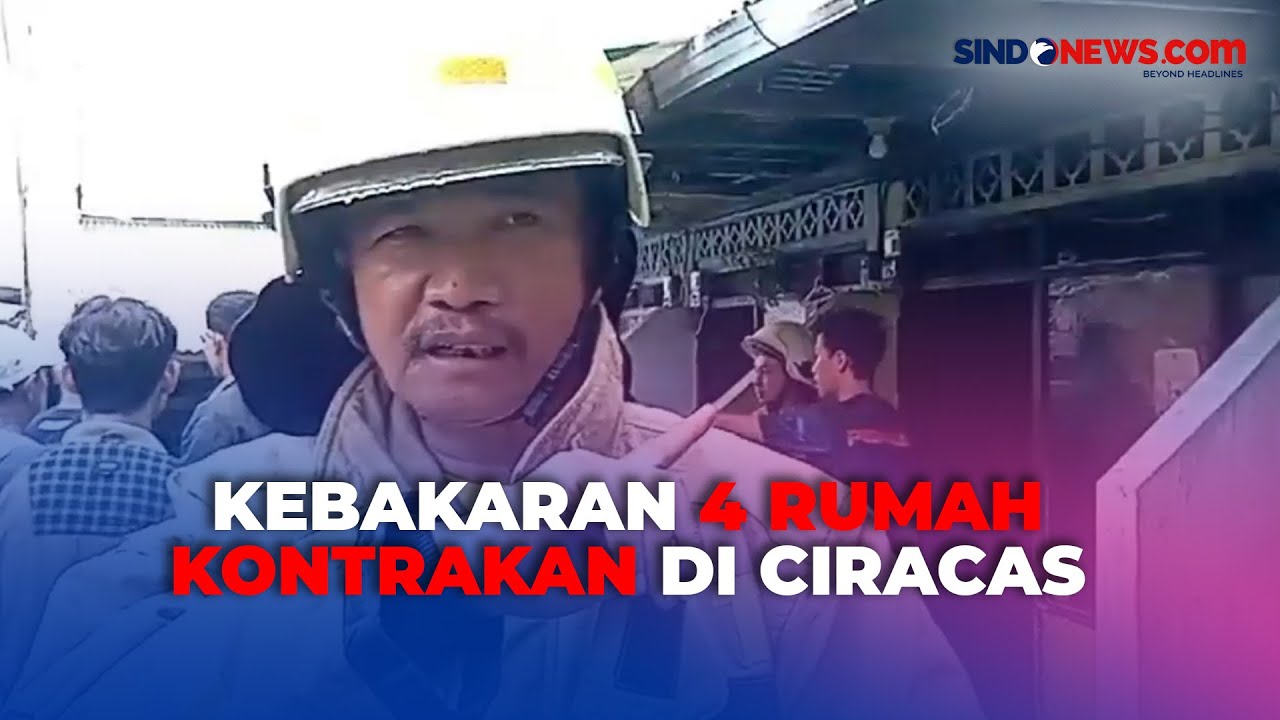 Diduga karena Kebocoran Gas, 4 Rumah Kontrakan di Ciracas Terbakar
