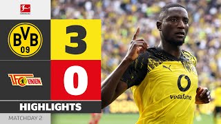 Guirassy-BRACE! | BORUSSIA DORTMUND — UNION BERLIN | Highlights | Matchday 2 – Bundesliga 2025/26