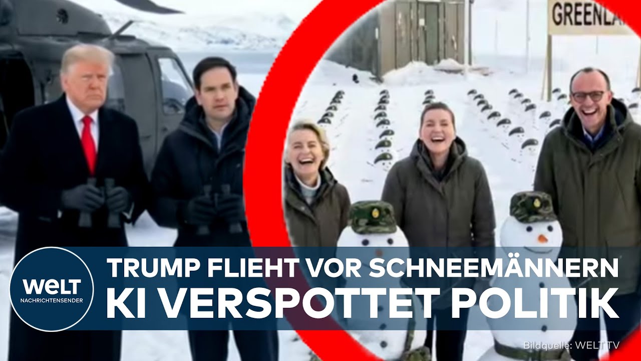 KI-WELT: Trump und Grönland - KI-Video mit Schneemännern verspottet Politik!