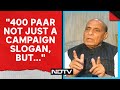 Lok Sabha Elections 2024 | 400 Paar Not Just A Campaign Slogan, But...: Rajnath Singh To NDTV