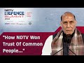 NDTV Defence Summit 2024 | How NDTV Won Trust Of Common People...: Rajnath Singh At Defence Summit
