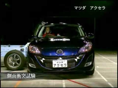 Видео краш-теста Mazda Mazda  3 (Axela) седан с 2009 года