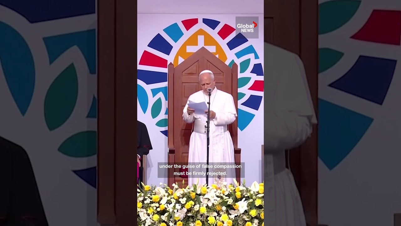 Pope Leo speaks out against medically-assisted dying, calls it "fake compassion"