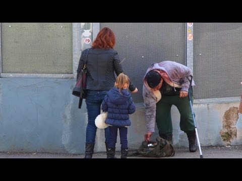 Homeless with mercedes mclaren social experiment #6