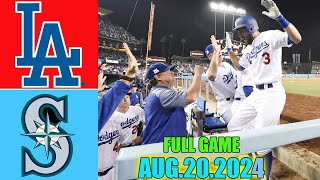 Dodgers Vs. Mariners [FULL GAME] Highlights (08.20.24) | MLB Season 2024