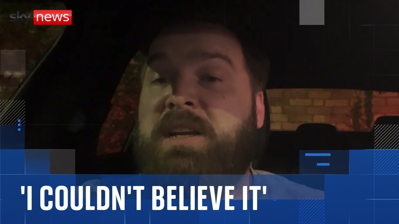 'Everybody was running': Sky News speaks to man who witnessed arrest of alleged attacker