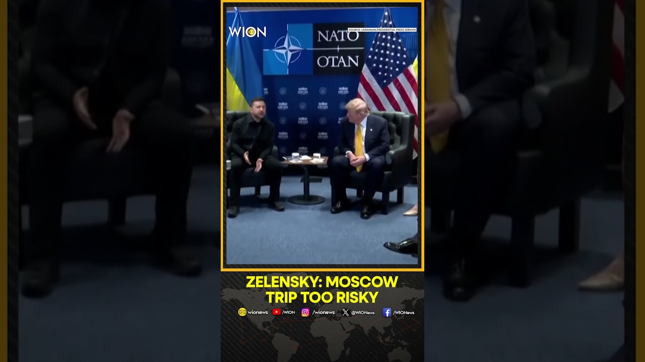 Zelensky Tells Trump Moscow Trip Is Risky Due to Drones | WION Shorts