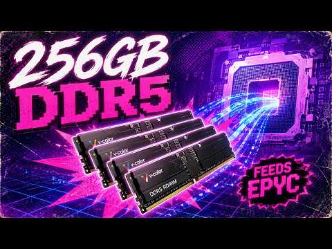 V-COLOR 256GB DDR5 6400MHz CL60 Server/Workstation Memory Review