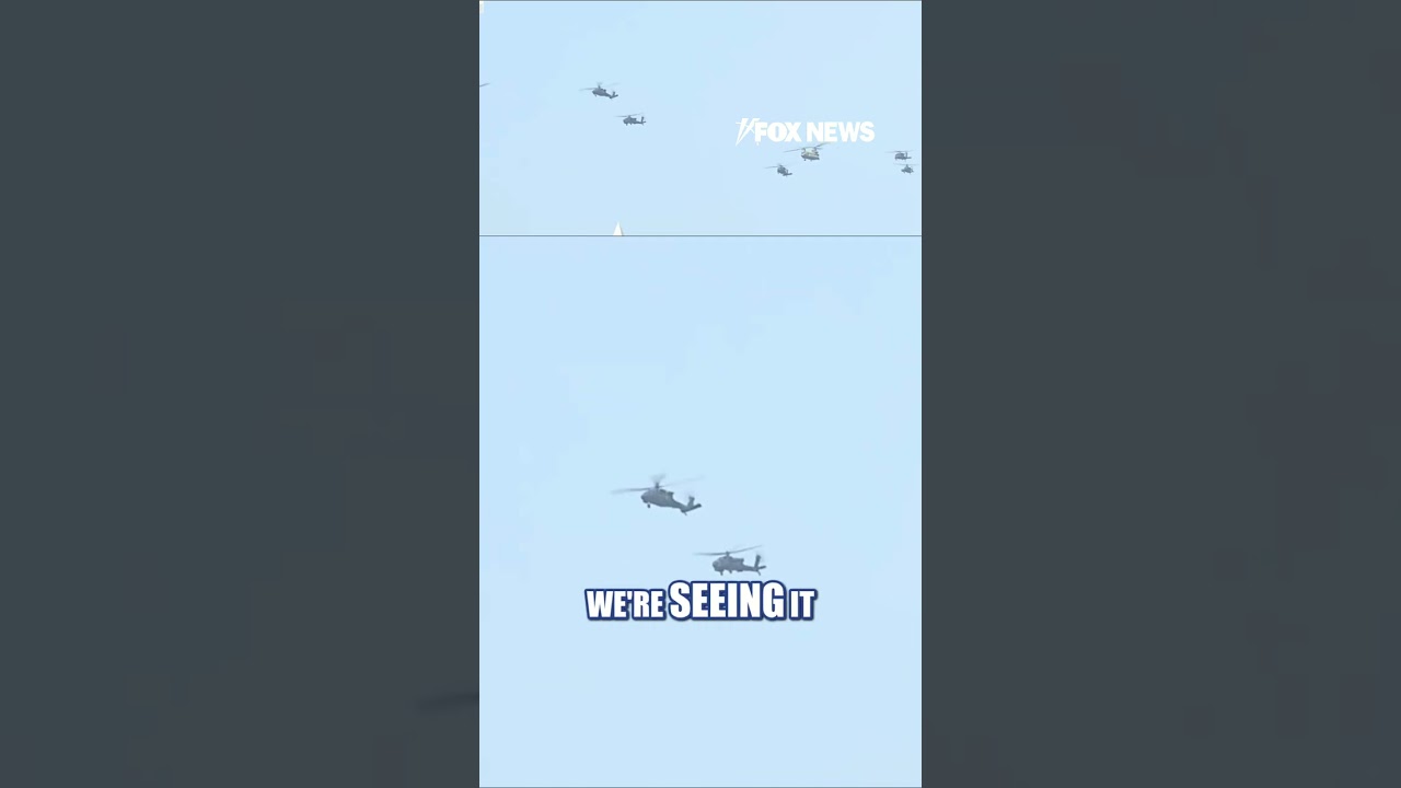 US Army helicopters FLY OVER nation's capitol #foxnews #news #us #fox
