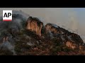 Fires rage through protected area near Mexico City