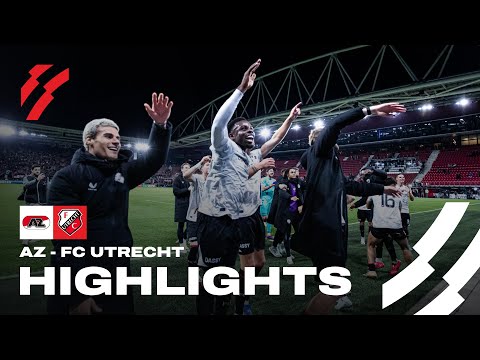 AZ - FC Utrecht | HIGHLIGHTS