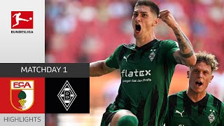 Incredible 8-GOALS Drama! Augsburg — Gladbach 4-4 | Highlights | Matchday 1 – Bundesliga 2023/24