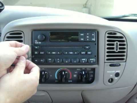 2001 Ford f150 radio removal #10