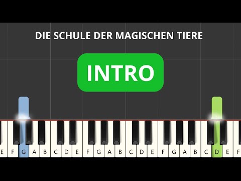 Die Schule Der Magischen Tiere - Intro (Easy Piano Tutorial)