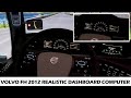 Volvo FH 2012 Realistic Dashboard Computer 1.33.x