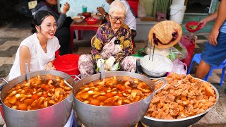 Lạ kỳ Nồi Bún Bò Mũi Heo lầm tưởng bún riêu, những nồi phở bò, hủ tiếu phèo pa tê ngon rẻ khó tìm