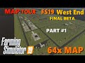 FS19 WestEnd 64x map V1.1