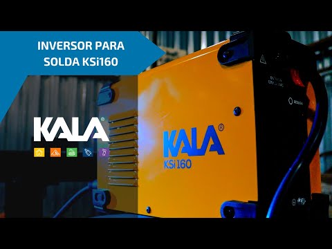 Máquina de Solda Inversora KSI 160 Bivolt 160A 50/60Hz Kala - Vídeo explicativo
