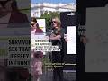 Survivors of sex trafficker Jeffrey Epstein rally in front of the Capitol