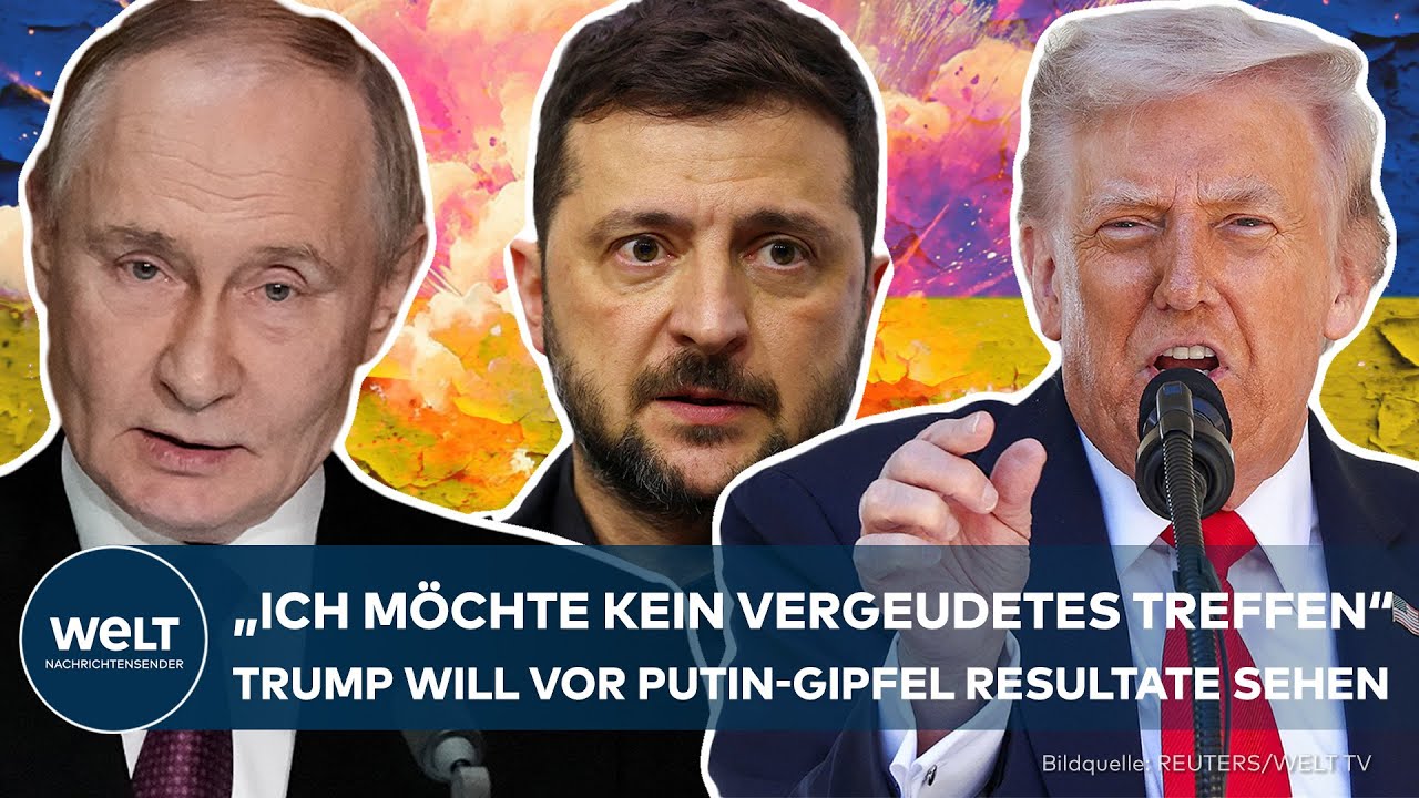 UKRAINE-KRIEG: Trump will kein leeres Gespräch mit Putin – „Wir werden sehen, was geschieht“