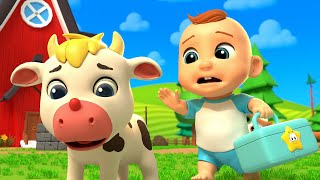 Boo Boo Kids Song with Farm Animals | Helping Animal Friends | LuLu LaLa Nursery Rhymes